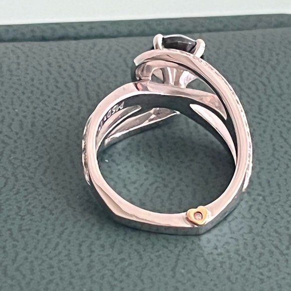 NEW Mark Schneider Faithful- 1.5ct black diamond,.61 rnd diamonds,size 5 - Picture 8 of 11